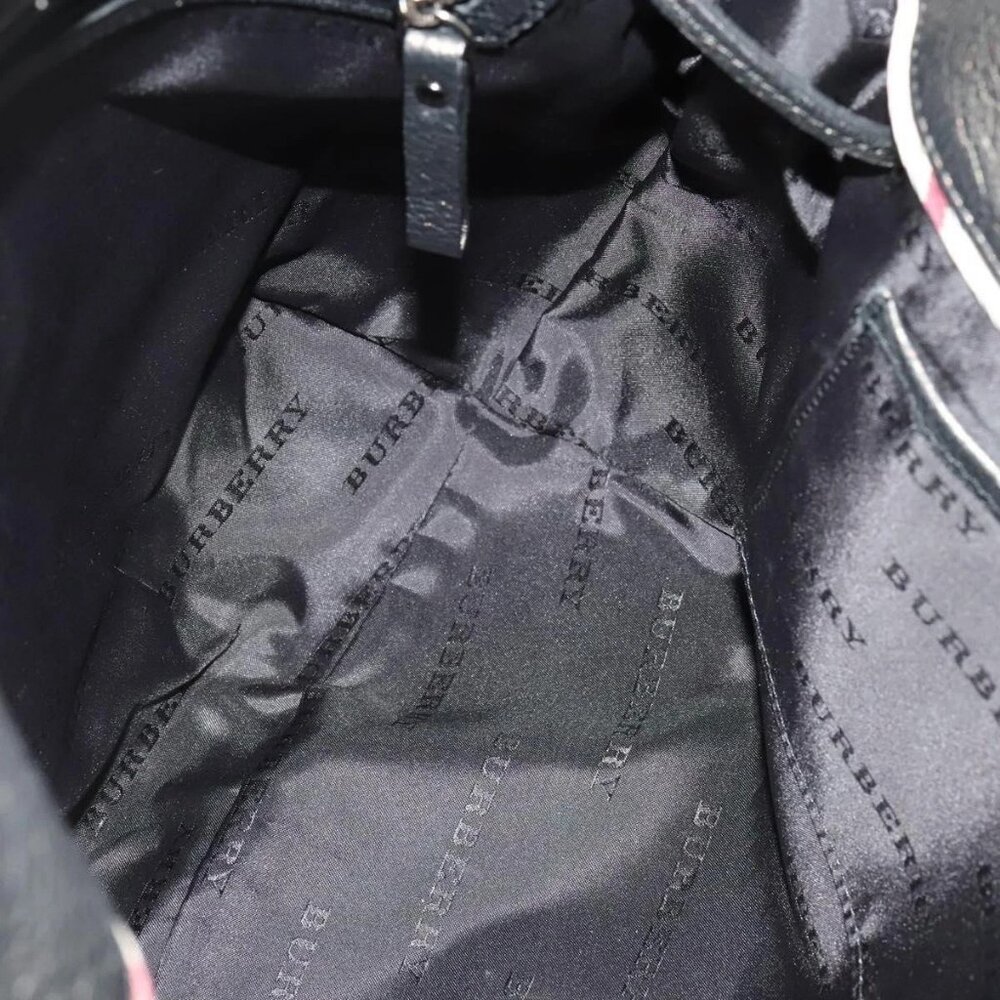 BURBERRY Shoulder Bag Nylon Black Auth BA3541 - Picture 14 of 16